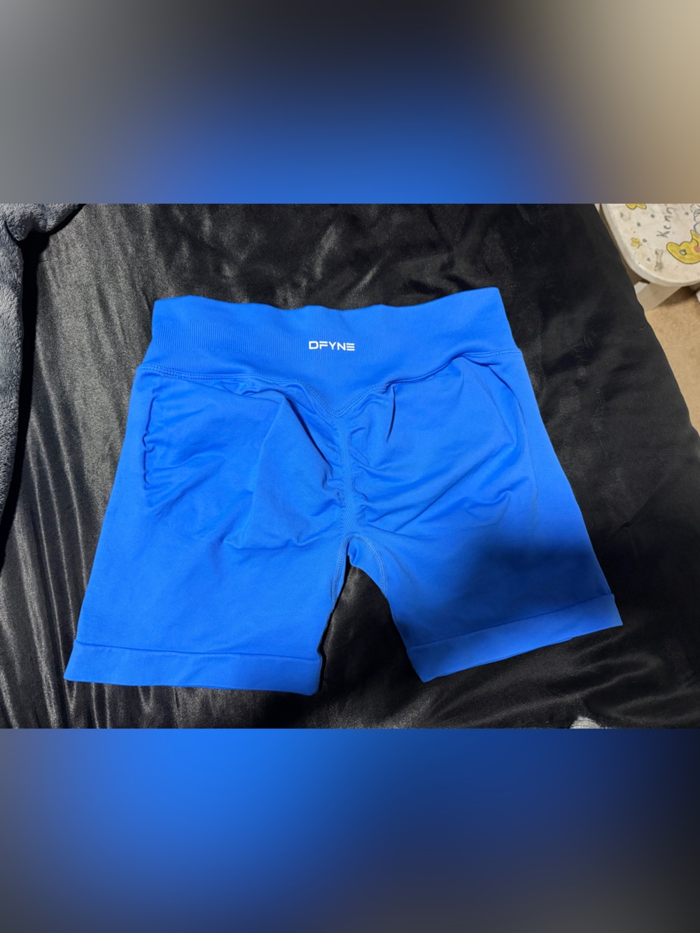 DFYNE impact shorts electric blue